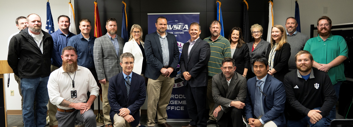 NSWC Crane host ribbon cutting event with TRMC personnel.